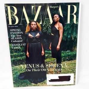 HARPER'S BAZAAR MAGAZINE MARCH 2022 VENUS & SERENA WILLIAMS Margaret Atwood New